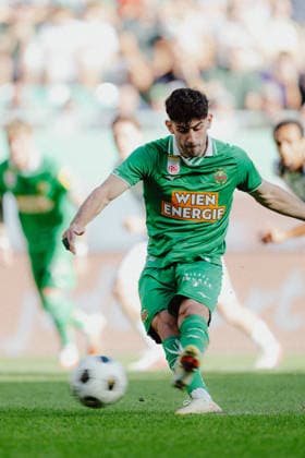 SOCCER - BL, Rapid vs Sturm VIENNA,AUSTRIA,30.AUG.26 - SOCCER - ADMIRAL Bundesliga, SK Rapid Wien vs SK Sturm Graz. Image shows Yusuf Demir (Rapid).  GEPAxpictures xAlexanderxSolc