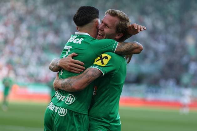 30.August. 2026 - SOCCER - 2026 27 ADMIRAL BUNDESLIGA,Round 5 SK Rapid Wien vs SK Sturm Graz Marco Tilio (Rapid Wien) celebrates his team s second goal VIENNA VIENNA, AUSTRIA Allianz Stadion SK Rapid Wien Allianz Stadion AUSTRIA Copyright: xYigitxOermex xPsxImagesxYigitxOermex xPsxImagesx