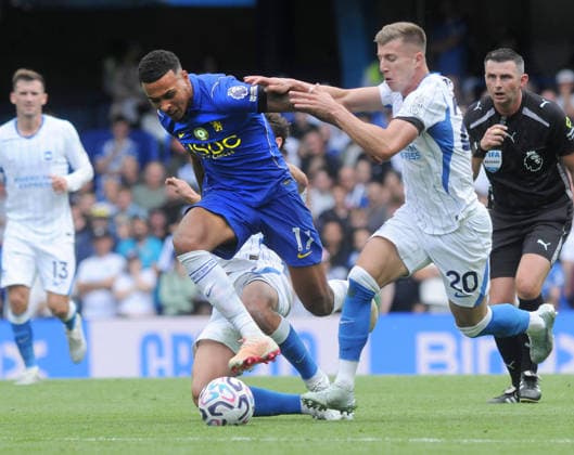 Football - 2026 2027 Premier League - Chelsea vs Brighton & Hove Albion - Stamford Bridge - Sunday 30th August 2026. Morgan Rogers of Chelsea 