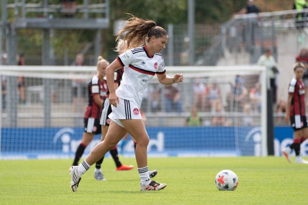 30.08.2026, xhfmx, Fussball Google Pixel Frauen-Bundesliga, Eintracht Frankfurt - 1.FC Nürnberg Alexsandra Lobanova (1.FC Nürnberg, 4) Frankfurt am Main *** August 30, 2026, xhfmx, Soccer, Google Pixel, Women s Bundesliga, Eintracht Frankfurt, 1. FC Nürnberg, Alexsandra Lobanova, 1. FC Nürnberg, 4, Frankfurt am Main