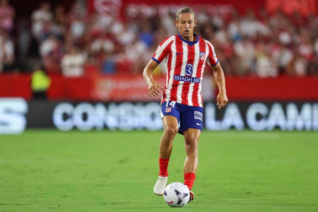 ESP: Sevilla FC - Atletico de Madrid. La Liga EA Sports. Matchday 3 Marcos Llorente of Atletico de Madrid during the La Liga EA Sports match between Sevilla FC and Atletico de Madrid played at Ramon Sanchez Pizjuan Stadium on August 29, 2026 in Sevilla, Spain. kpng Copyright: xAntonioxPozox xPRESSINPHOTOx AP_2627_SEV_ATM_135