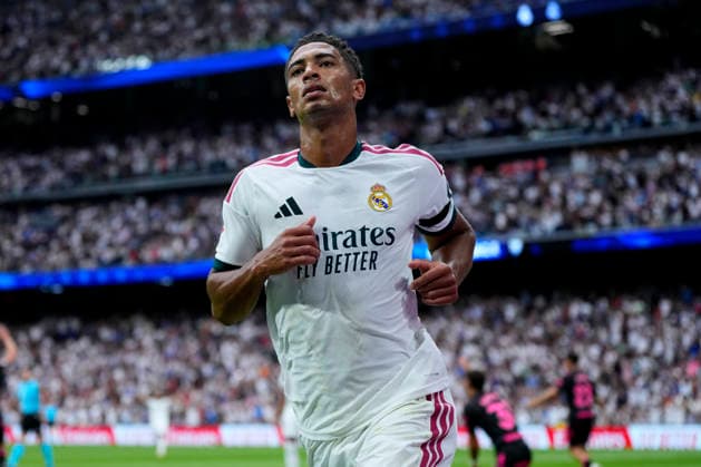 ESP: Real Madrid - Malaga CF. La Liga EA Sports. Matchday 3. Jude Bellingham of Real Madrid CF during the La Liga EA Sports match between Real Madrid and Malaga CF played at Santiago Bernabeu Stadium on 30 Aug 2026 in Madrid, Spain. kpng Copyright: xCesarxCebollax xPRESSINPHOTOx PS_2627_RMA_MAL_018