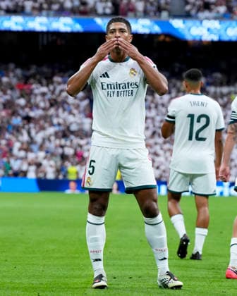 ESP: Real Madrid - Malaga CF. La Liga EA Sports. Matchday 3. Jude Bellingham of Real Madrid CF during the La Liga EA Sports match between Real Madrid and Malaga CF played at Santiago Bernabeu Stadium on 30 Aug 2026 in Madrid, Spain. kpng Copyright: xCesarxCebollax xPRESSINPHOTOx PS_2627_RMA_MAL_026