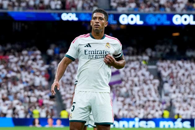 ESP: Real Madrid - Malaga CF. La Liga EA Sports. Matchday 3. Jude Bellingham of Real Madrid CF during the La Liga EA Sports match between Real Madrid and Malaga CF played at Santiago Bernabeu Stadium on 30 Aug 2026 in Madrid, Spain. kpng Copyright: xCesarxCebollax xPRESSINPHOTOx PS_2627_RMA_MAL_029
