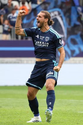 FOOTBALL : Paris FC Vs OGC Nice - Ligue 1 - 30 08 2026 Joie sur le but de Vincent Marchetti (Paris FC) ParisFrance  Copyright: xMichaelxBaucherx