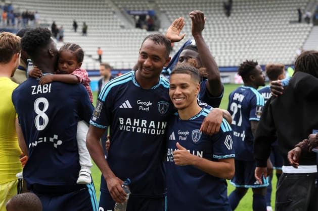 FOOTBALL : Paris FC Vs OGC Nice - Ligue 1 - 30 08 2026 Samir Chergui (Paris FC) - Ilan Kebbal (Paris FC) ParisFrance  Copyright: xMichaelxBaucherx