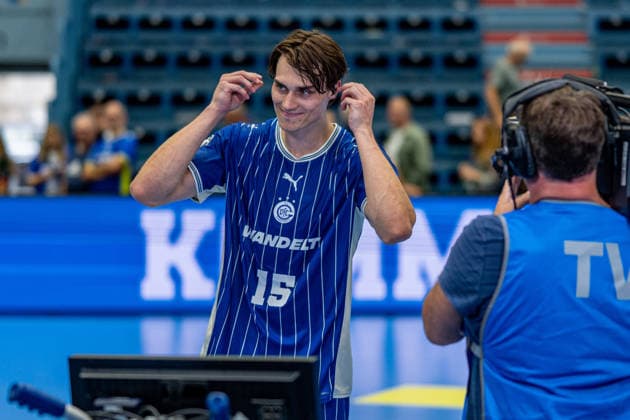 Opel Handball Bundesliga, VfL Gummersbach vs. SC Magdeburg, August 30, 2026, Miro Schluroff, VfL Gummersbach 15, Opel Handball Bundesliga, VfL Gummersbach vs. SC Magdeburg, August 30, 2026 Copyright: xBEAUTIFULxSPORTS Erlhofx