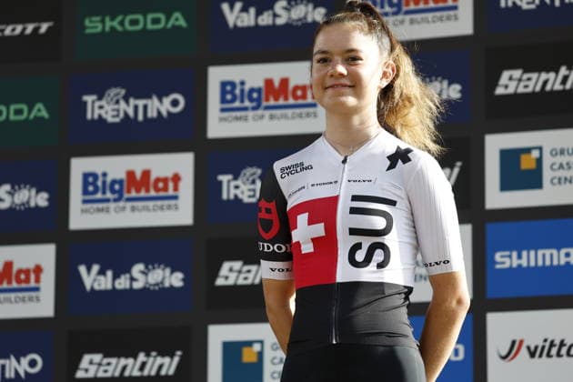 August 30, 2026, Daolasa di Commezzadura, Val di Sole Bikeland, 2026 UCI MTB World Championships, Men’s U23 XCO (Cross Country Olympic) Monique Halter, 3rd place and bronze medal at the 2026 Women’s U23 Cross Country Olympic World Championships in Daolasa di Commezzadura, Val di Sole Bikeland, Trento, Italy Copyright: xJustPictures.ch FrancescoxMinghettix jp-en-FrMi-_NG_2377