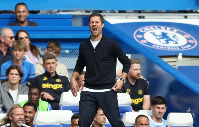 Premier League - Chelsea v Brighton & Hove Albion LONDON, ENGLAND, AUGUST 30: Xabi Alonso Manager of Chelsea during the Premier League match between Chelsea v Brighton & Hove Albion at Stamford Bridge Stadium, London, England, on August 30. (Photo by Daniel Weir) London Stamford Bridge Stadium England Copyright: xDanielxWeir SportsxPressxPhotox Sportspressphoto_SPR219872