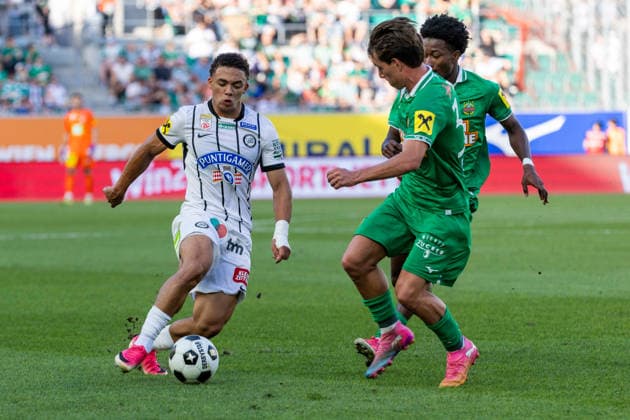 SOCCER - BL, Rapid vs Sturm VIENNA,AUSTRIA,30.AUG.26 - SOCCER - ADMIRAL Bundesliga, SK Rapid Wien vs SK Sturm Graz. Image shows Jacob Hoedl (Sturm).  GEPAxpictures xPhilippxBrem