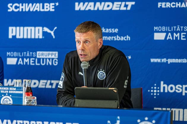 Opel Handball Bundesliga, VfL Gummersbach vs. SC Magdeburg, August 30, 2026 Gudjon Valur Sigurdsson, coach of VfL Gummersbach, at the Opel Handball Bundesliga press conference, VfL Gummersbach vs. SC Magdeburg, August 30, 2026 Copyright: xBEAUTIFULxSPORTS Erlhofx