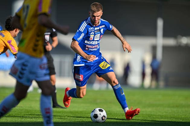 SOCCER - BL, Hartberg vs Ried HARTBERG,AUSTRIA,30.AUG.26 - SOCCER - ADMIRAL Bundesliga, TSV Hartberg vs SV Ried. Image shows Oliver Lukic (Hartberg).  GEPAxpictures xAvnixRetkoceri