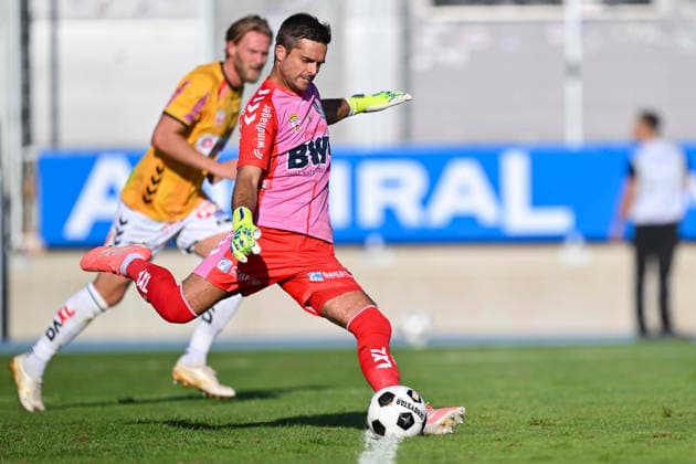 SOCCER - BL, Hartberg vs Ried HARTBERG,AUSTRIA,30.AUG.26 - SOCCER - ADMIRAL Bundesliga, TSV Hartberg vs SV Ried. Image shows Andreas Leitner (Ried).  GEPAxpictures xAvnixRetkoceri
