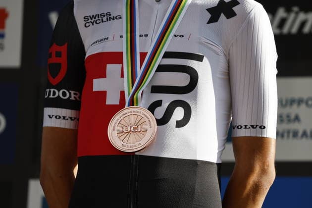 August 30, 2026, Daolasa di Commezzadura, Val di Sole Bikeland, 2026 UCI MTB World Championships Men s U23 XCO (Cross Country Olympic) – Nicolas Halter’s medal for Switzerland: 3rd place and bronze medal at the 2026 Men s U23 Cross Country Olympic World Championships in Daolasa di Commezzadura, Val di Sole Bikeland, Trento, Italy Copyright: xJustPictures.ch FrancescoxMinghettix jp-en-FrMi-_NG_2617