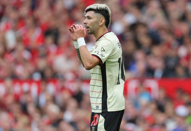 Manchester United, ManU v Ipswich Town - Premier League 2026 27 Julio Enciso of Ipswich Town reacts during the Premier League 2026 27 match between Manchester United and Ipswich Town at Old Trafford on August 30, 2026 in Manchester, England. WARNING! This Photograph May Only Be Used For Newspaper And Or Magazine Editorial Purposes. May Not Be Used For Publications Involving 1 player, 1 Club Or 1 Competition Without Written Authorisation From Football DataCo Ltd. For Any Queries, Please Contact Football DataCo Ltd on +44 (0) 207 864 9121 Manchester Old Trafford England United Kingdom Copyright: xAllstarxPicturexLibraryxLtdx
