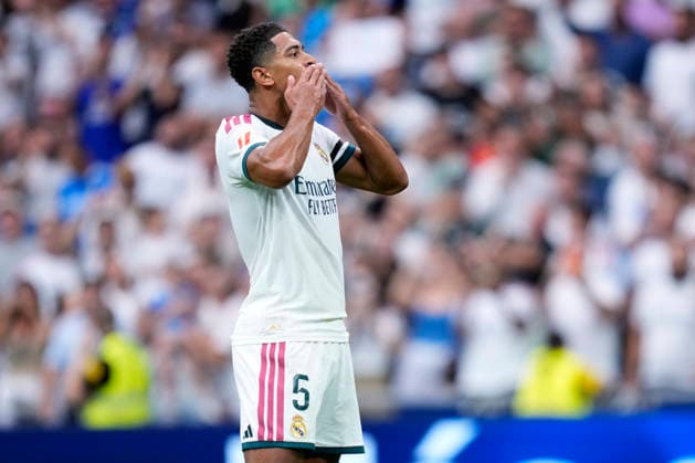 ESP: Real Madrid - Malaga CF. La Liga EA Sports. Matchday 3. Jude Bellingham of Real Madrid CF during the La Liga EA Sports match between Real Madrid and Malaga CF played at Santiago Bernabeu Stadium on 30 Aug 2026 in Madrid, Spain. kpng Copyright: xCesarxCebollax xPRESSINPHOTOx PS_2627_RMA_MAL_039
