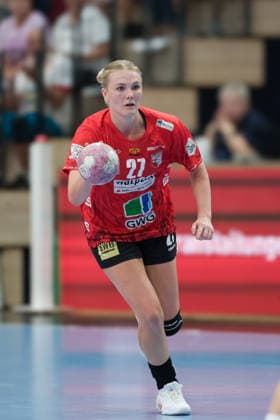 Lynn Holtmann Halle, 27, SV Union Halle Neustadt vs. TuS Metzingen, Women s Handball Bundesliga 1, 2026–27 season, August 30, 2026, Halle SWH Arena, Saxony-Anhalt, Germany