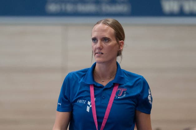 Coach Miriam Hirsch Tussies, SV Union Halle Neustadt vs. TuS Metzingen, Women s Handball Bundesliga 1, 2026–27 season, August 30, 2026, Halle SWH Arena, Saxony-Anhalt, Germany