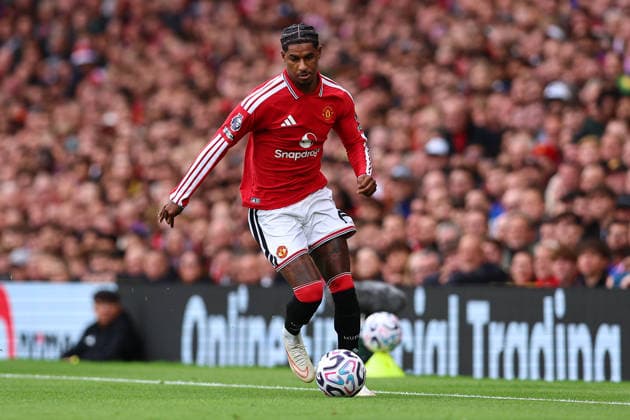 Manchester United, ManU v Ipswich Town, Premier League Marcus Rashford of Manchester United during the Manchester United v Ipswich Town Premier League match at Old Trafford, Manchester, England on 30 August 2026 Credit: Ryan Crockett Every Second Media Editorial use only. All images are copyright Every Second Media Limited. No images may be reproduced without prior permission. All rights reserved. Premier League and Football League images are subject to licensing agreements with Football DataCo Limited. see https: www.football-dataco.com Copyright: xIMAGO EveryxSecondxMediax ESM-2125-0034 RyanxCrockettx xEveryxSecondxMediax