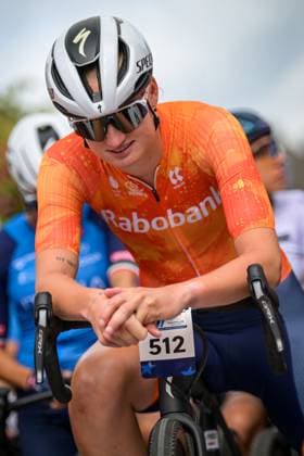 Dutch Leonie Bentveld of AG Insurance-Soudal Team pictured before the UEC Gravel European Championships in Houffalize (138 km), on Sunday 30 August 2026. DAVIDxPINTENS  x184736350x