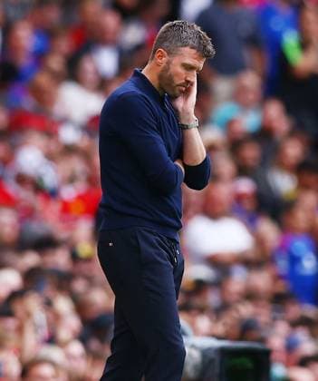 Manchester United, ManU manager Michael Carrick Manchester United v Ipswich Town, Premier League Football, Football, Old Trafford, Manchester, UK - 30 Aug 2026Manchester Old Trafford United Kingdom EDITORIAL USE ONLY No use with unauthorised audio, video, data, fixture lists, club league logos or live services. Online in-match use limited to 120 images, no video emulation. No use in betting, games or single club league player publications. Copyright: xMattxWest Shutterstockx 17119118ad