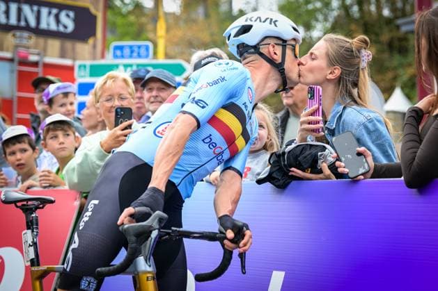 Belgian Wout Alleman pictured before the UEC Gravel European Championships in Houffalize (138 km), on Sunday 30 August 2026. DAVIDxPINTENS  x184733198x