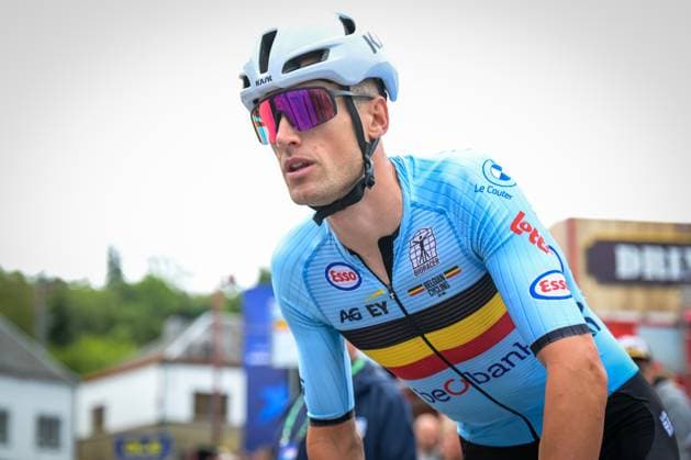 Belgian Wout Alleman pictured before the UEC Gravel European Championships in Houffalize (138 km), on Sunday 30 August 2026. DAVIDxPINTENS  x184733199x
