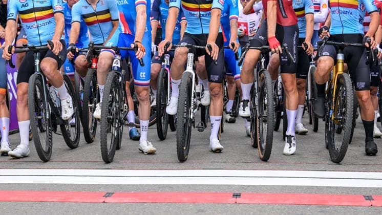 riders pictured before the UEC Gravel European Championships in Houffalize (138 km), on Sunday 30 August 2026. DAVIDxPINTENS  x184733292x