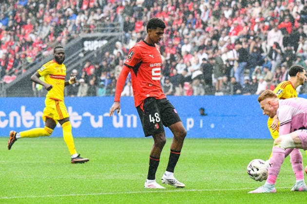 FOOTBALL : Stade Rennais vs Le Mans FC - Ligue 1 - JournÃ e 2 - 30 08 2026 Abdelhamid Ait Boudlal (Stade Rennais) RennesFrance  Copyright: xBaptistexAutissierx