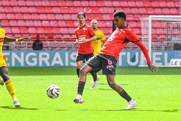 FOOTBALL : Stade Rennais vs Le Mans FC - Ligue 1 - JournÃ e 2 - 30 08 2026 Abdelhamid Ait Boudlal (Stade Rennais) RennesFrance  Copyright: xBaptistexAutissierx