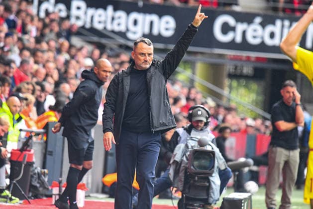 FOOTBALL : Stade Rennais vs Le Mans FC - Ligue 1 - JournÃ e 2 - 30 08 2026 Franck Haise (Stade Rennais) RennesFrance  Copyright: xBaptistexAutissierx