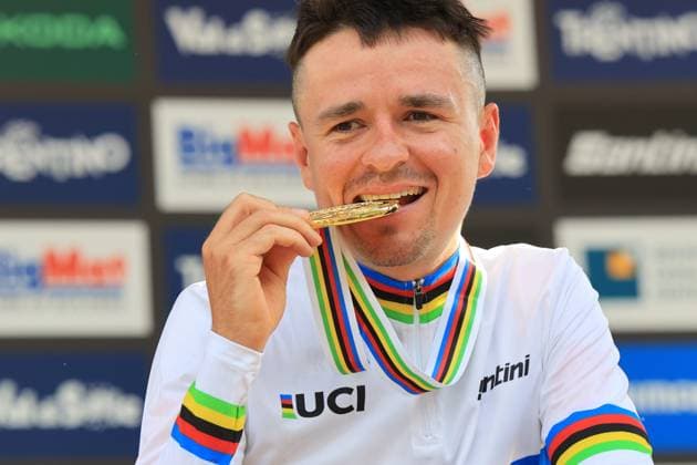 Mountain Bike Cycling World Championships UCI 2026 Pierre Teyssot MAXPPP ; Mountain Bike Cycling World Championships UCI 2026 in Commezzadura on August 30, 2026. XCO Men Cross Country Olympic Race, in action Thomas Pidcock (GBR) Pierre Teyssot Maxppp Commezzadura Trentino Italy  Copyright: xMAXPPPxPierrexTeyssotx TEY63612 TEY63612
