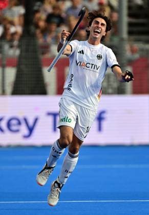 RECORD DATE NOT STATED German Teo Hinrichs celebrate after winning a Field hockey, Feldhockey game between Spain and Germany, the men s final at the 2026 Hockey World Cup, on Sunday 30 August 2026, in Wavre. The 2026 edition of the Hockey World Cup takes place in Belgium and The Netherlands from August 15 to August 30. DIRKxWAEM  x184758785x