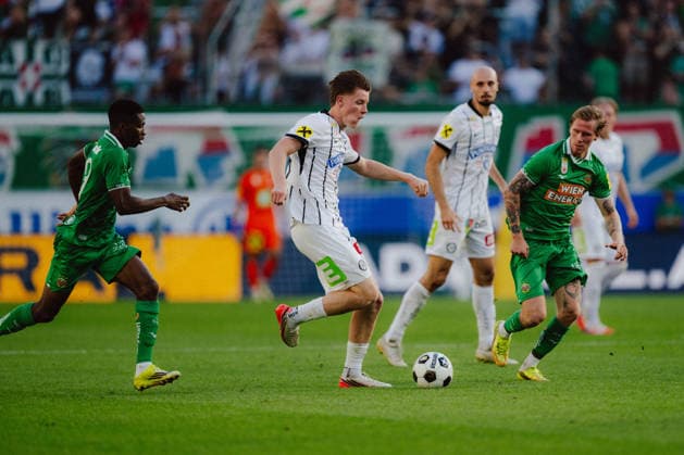 SOCCER - BL, Rapid vs Sturm VIENNA,AUSTRIA,30.AUG.26 - SOCCER - ADMIRAL Bundesliga, SK Rapid Wien vs SK Sturm Graz. Image shows Luca Weinhandl (Sturm).  GEPAxpictures xAlexanderxSolc