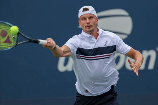 US Open tennis tournament - Day 1 Marton Fucsovics of Hungary in action against Daniel Merida of Spain during the Men™s Singles round one of the US Open Tennis Championships at the USTA Billie Jean King National Tennis Center in Flushing Meadows, New York, USA, 30 August 2026. The 2026 US Open tournament runs from 23 August through 13 September. FLUSHING MEADOWS NEW YORK United States  Copyright: xSARAHxYENESELx