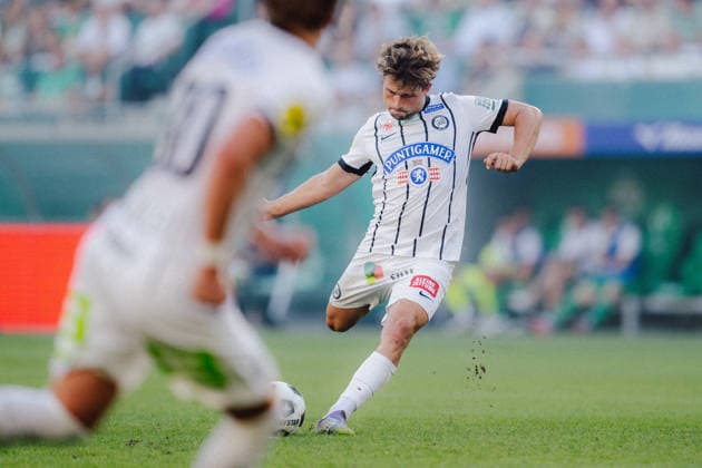 SOCCER - BL, Rapid vs Sturm VIENNA,AUSTRIA,30.AUG.26 - SOCCER - ADMIRAL Bundesliga, SK Rapid Wien vs SK Sturm Graz. Image shows Simon Seidl (Sturm).  GEPAxpictures xAlexanderxSolc