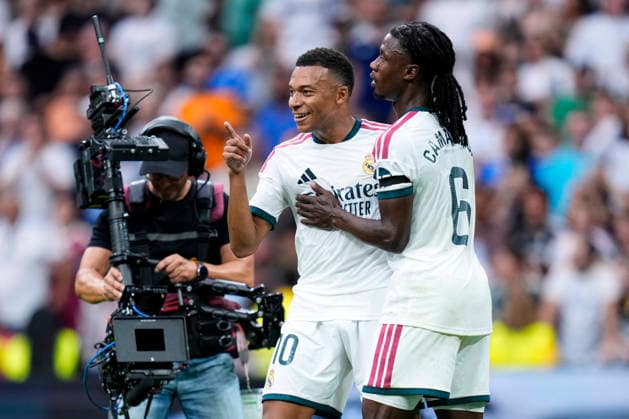 ESP: Real Madrid - Malaga CF. La Liga EA Sports. Matchday 3. Kylian Mbappe of Real Madrid CF during the La Liga EA Sports match between Real Madrid and Malaga CF played at Santiago Bernabeu Stadium on 30 Aug 2026 in Madrid, Spain. kpng Copyright: xCesarxCebollax xPRESSINPHOTOx PS_2627_RMA_MAL_061
