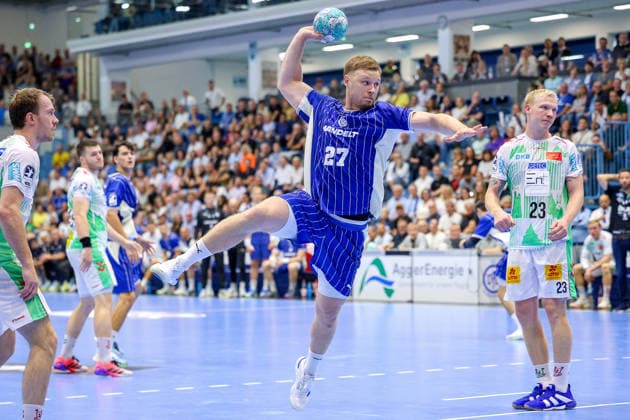 August 30, 2026, xsefx, Handball, 1st Handball League, VfL Gummersbach vs. SC Magdeburg, 2026–2027 Men s Season, Schwalbe Arena, Kristjan Horzen, VfL Gummersbach 27, North Rhine-Westphalia, Germany