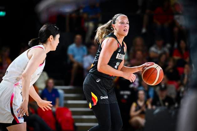 Belgium v Japan - FIBA Women s World Cup Friendly OOSTENDE, BELGIUM - AUGUST 30 : Allemand Julie guard of Belgian Cats in action during the friendly match between Belgium and Japan in preparation for the FIBA Women s Basketball World Cup in Berlin on August 30, 2026 in Oostende, Belgium, 30 08 2026 Oostende Belgium  Copyright: xVincentxKalutx