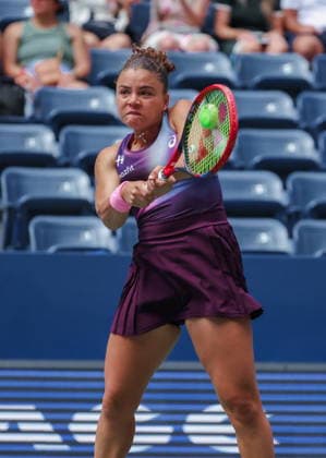 US Open tennis tournament - Day 1 Jasmine Paolini of Italy in action against Veronika Erjavec of Slovenia during the Women™s Singles round one of the US Open Tennis Championships at the USTA Billie Jean King National Tennis Center in Flushing Meadows, New York, USA, 30 August 2026. The 2026 US Open tournament runs from 23 August through 13 September. FLUSHING MEADOWS NEW YORK United States  Copyright: xOlgaxFedorovax