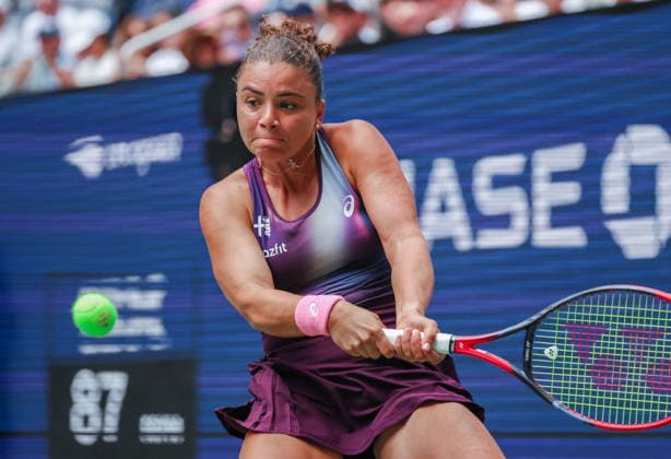 US Open tennis tournament - Day 1 Jasmine Paolini of Italy in action against Veronika Erjavec of Slovenia during the Women™s Singles round one of the US Open Tennis Championships at the USTA Billie Jean King National Tennis Center in Flushing Meadows, New York, USA, 30 August 2026. The 2026 US Open tournament runs from 23 August through 13 September. FLUSHING MEADOWS NEW YORK United States  Copyright: xOlgaxFedorovax