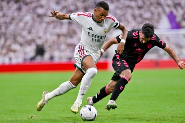 August 30, 2026, Madrid, Madrid, Spain: 10 KYLIAN MBAPPE of Real Madrid CF in action during the match on Matchday 3 of the 2026-27 National League First Division Championship between REAL MADRID C.F. and MALAGA CF, played at the Bernabeu Stadium on August 30, 2026, in Madrid, Spain. Madrid Spain - ZUMAc312 20260830_zsp_c312_051 Copyright: xOscarxManuelxSanchezx