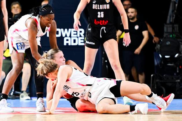 Belgium v Japan - FIBA Women s World Cup Friendly OOSTENDE, BELGIUM - AUGUST 30 : Claessens Nastja forward of Belgium in action during the friendly match between Belgium and Japan in preparation for the FIBA Women s Basketball World Cup in Berlin on August 30, 2026 in Oostende, Belgium, 30 08 2026 Oostende Belgium  Copyright: xVincentxKalutx