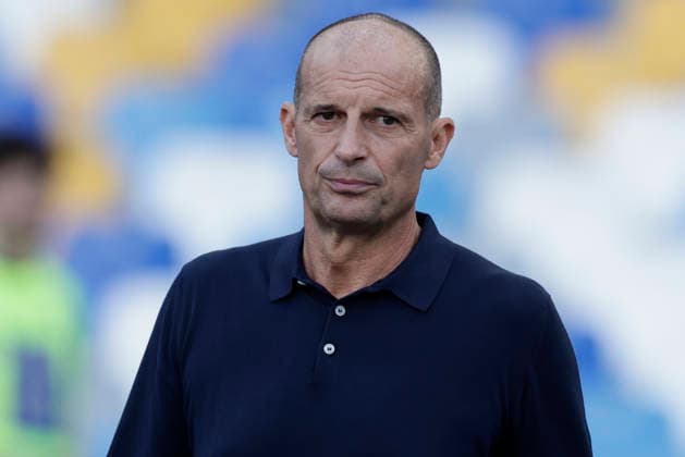 Italy: Serie a football match SSC Napoli vs Como Napoli™s Italian coach Massimiliano Allegri looks during the Serie A football match between SSC Napoli vs Como at the Diego Armando Maradona Stadium in Naples, on August 30, 2026. _BPH8848 Copyright: xAntonioxBalascox