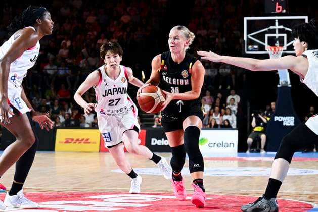 Belgium v Japan - FIBA Women s World Cup Friendly OOSTENDE, BELGIUM - AUGUST 30 : Vanloo Julie guard of Belgium in action during the friendly match between Belgium and Japan in preparation for the FIBA Women s Basketball World Cup in Berlin on August 30, 2026 in Oostende, Belgium, 30 08 2026 Oostende Belgium  Copyright: xVincentxKalutx