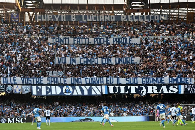 Ni Napoli 30 08 2026 - campionato di calcio serie A Napoli-Como foto Nicola Ianuale Image nella foto: tifosi Napoli 