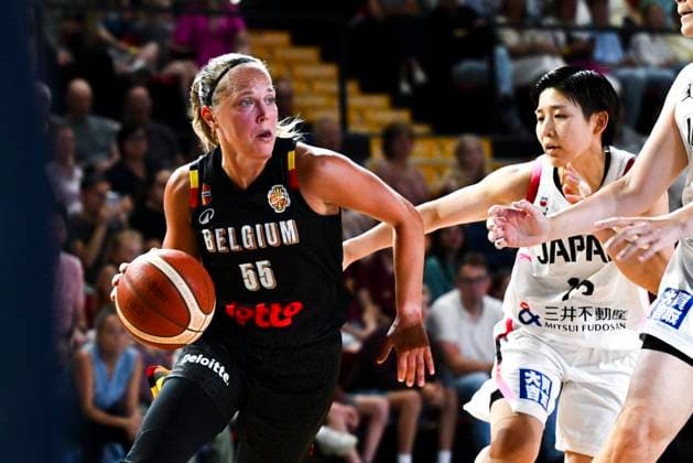 Belgium v Japan - FIBA Women s World Cup Friendly OOSTENDE, BELGIUM - AUGUST 30 : Allemand Julie guard of Belgian Cats in action during the friendly match between Belgium and Japan in preparation for the FIBA Women s Basketball World Cup in Berlin on August 30, 2026 in Oostende, Belgium, 30 08 2026 Oostende Belgium  Copyright: xVincentxKalutx