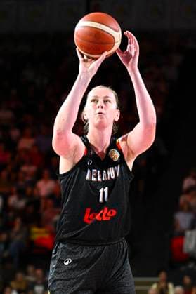 Belgium v Japan - FIBA Women s World Cup Friendly OOSTENDE, BELGIUM - AUGUST 30 : Meesseman Emma forward of Belgium in action during the friendly match between Belgium and Japan in preparation for the FIBA Women s Basketball World Cup in Berlin on August 30, 2026 in Oostende, Belgium, 30 08 2026 Oostende Belgium  Copyright: xVincentxKalutx