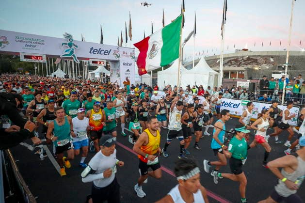 43rd edition of the Mexico City Marathon People participate in the 43rd edition of the Mexico City Marathon 2026 in Mexico City, Mexico, 30 August 2026. Ciudad de México (es-ES) Mexico  Copyright: xISAACxESQUIVELx