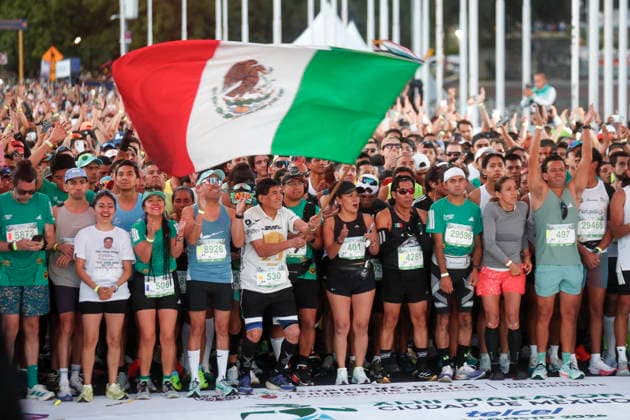 43rd edition of the Mexico City Marathon People participate in the 43rd edition of the Mexico City Marathon 2026 in Mexico City, Mexico, 30 August 2026. Ciudad de México (es-ES) Mexico  Copyright: xISAACxESQUIVELx